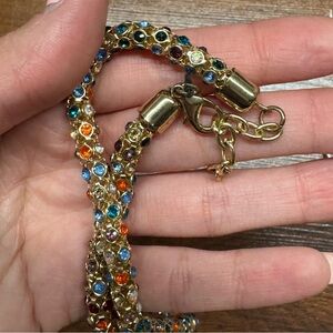 Rainbow Crystal Necklace One Size